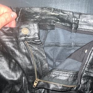 Men’s YSL⚜️black “leather” smoking pants🇫🇷🚬